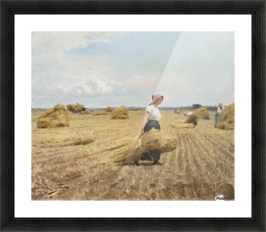 La moisson Picture Frame print