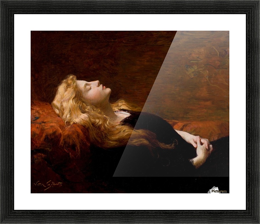 Sleeping Beauty Picture Frame print