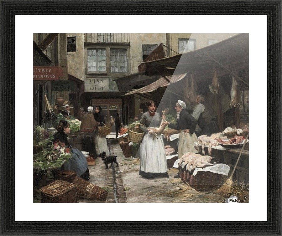 Market Day Picture Frame print