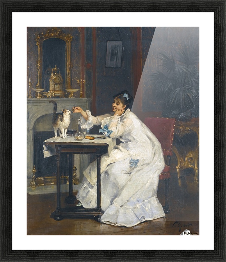 Un repas a deux Picture Frame print