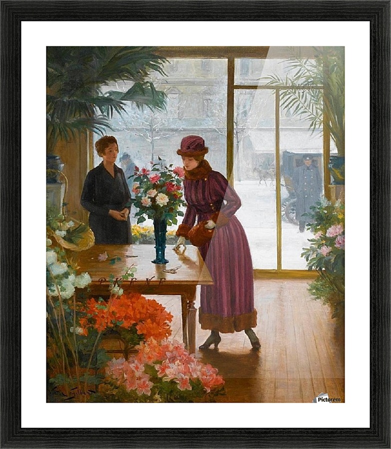 Florist Picture Frame print