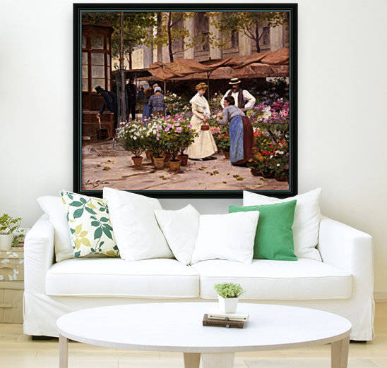 Marche aux Fleurs by Victor Gilbert