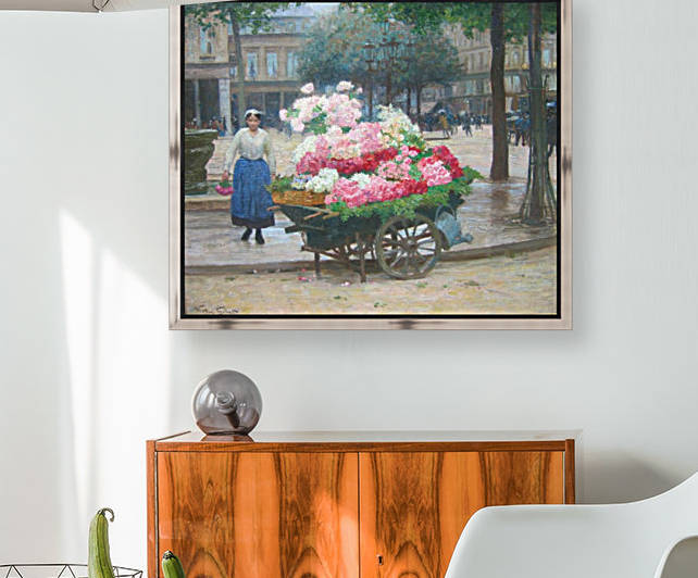 The Flower Seller by Victor Gilbert