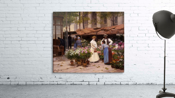 Marche aux Fleurs Wall Preview