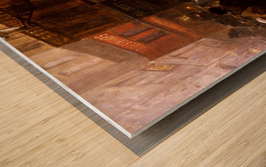 Le Jour De Marche Wood print