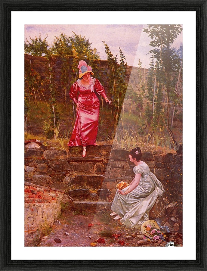 An idyllic afternoon Picture Frame print