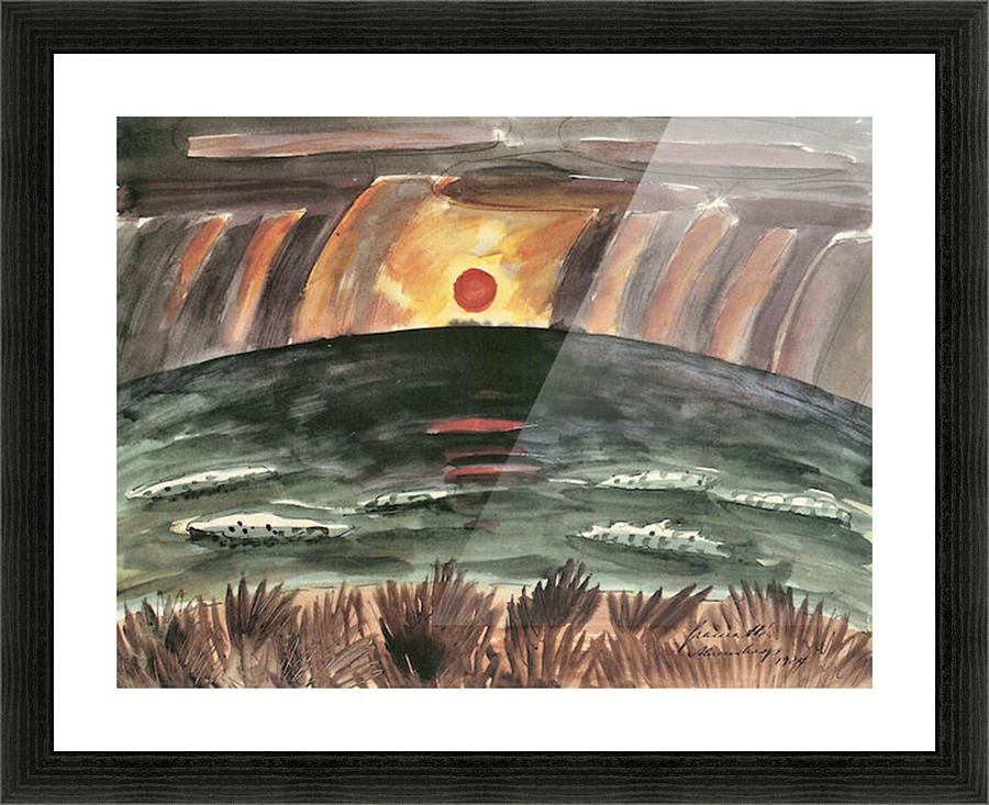 Sunset Picture Frame print