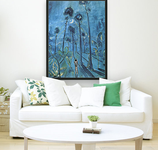 Moon landscape (two figures) Reproduction