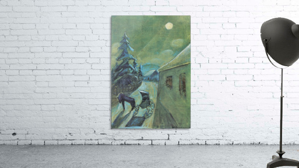 Moonscape with horse Wall Preview