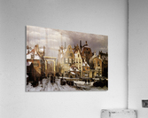 Winter city view Acrylic Print