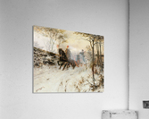 Behind the sledge Acrylic Print