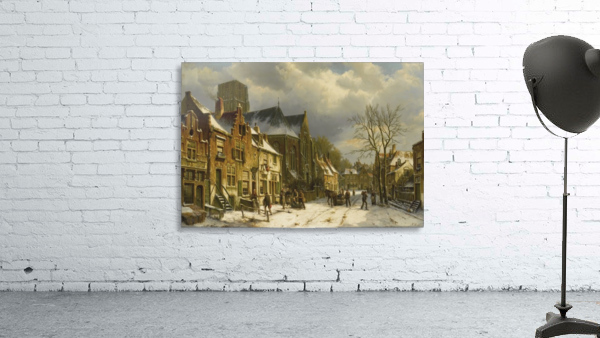 Winter streetscene Wall Preview