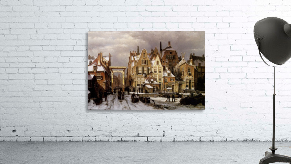 Winter city view Wall Preview