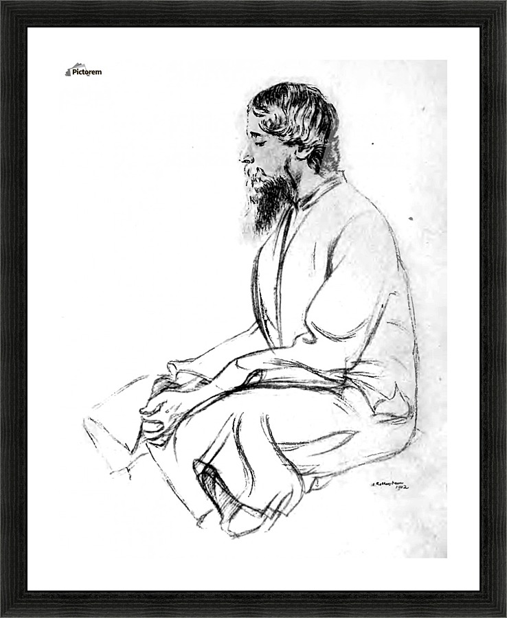 Gitanjali Tagore Picture Frame print