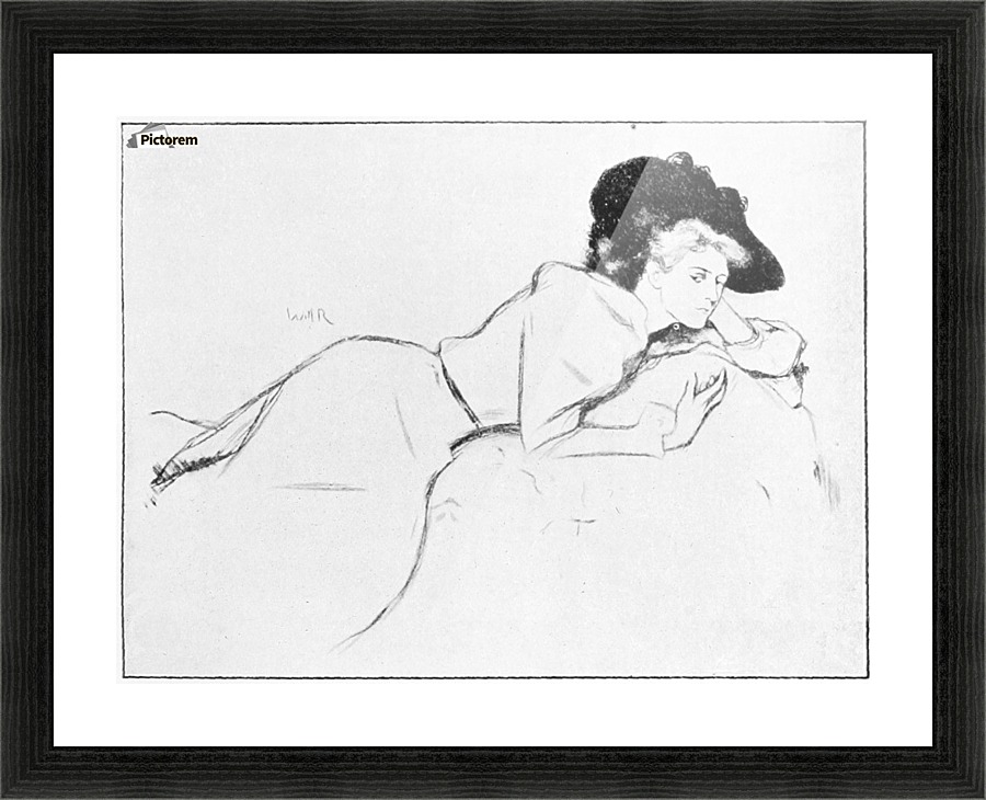 The Yellow Book Picture Frame print