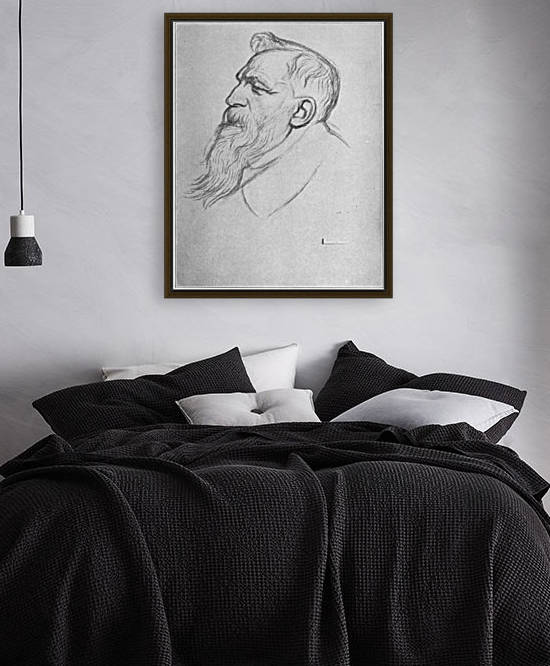 Auguste Rodin by William Rothenstein